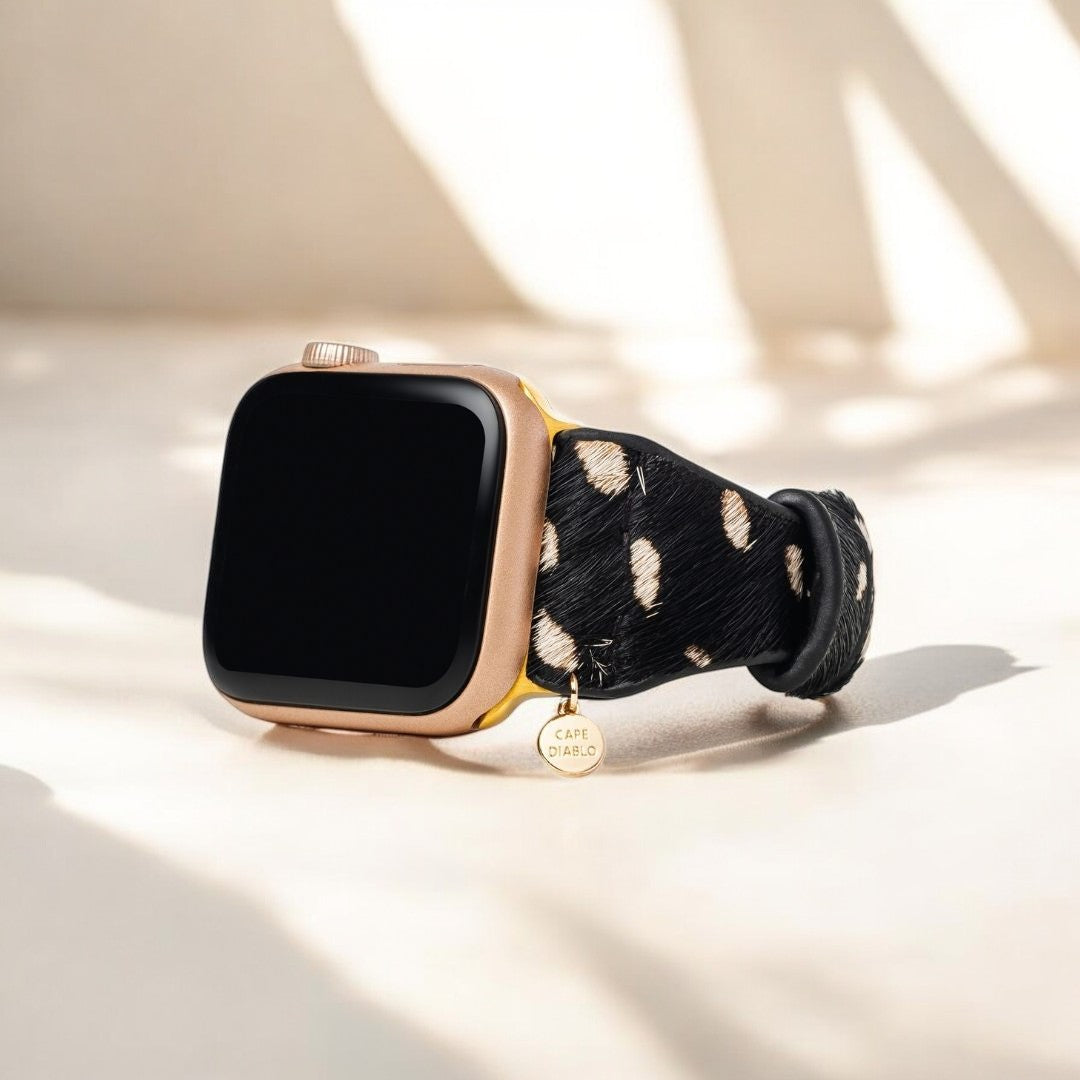 Pulseira Apple Watch de Couro Safari Monocromático