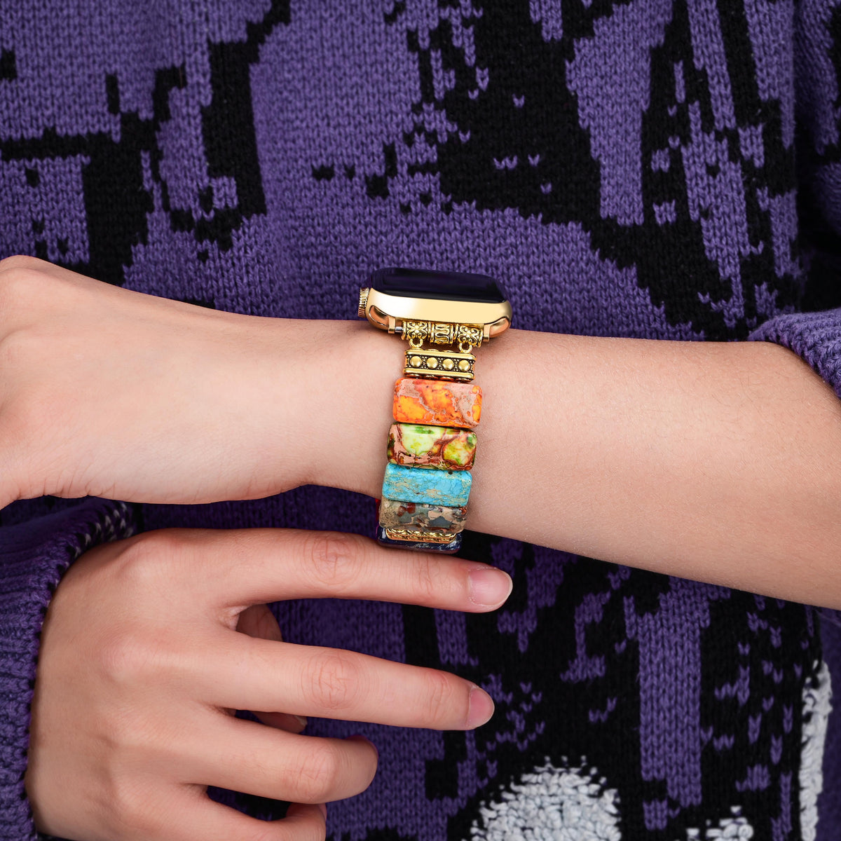 Pulseira Chic Chakra Stretch para Apple Watch