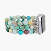 Pulseira de relógio elástica Amazon Blue Ocean