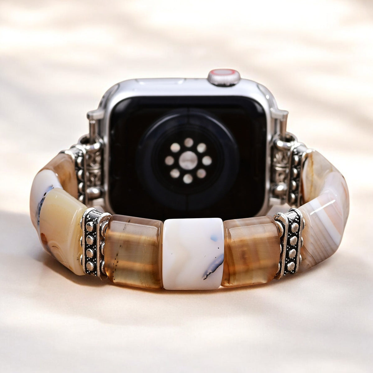 Pulseira Elástica de Ágata Sacred Sands para Apple Watch
