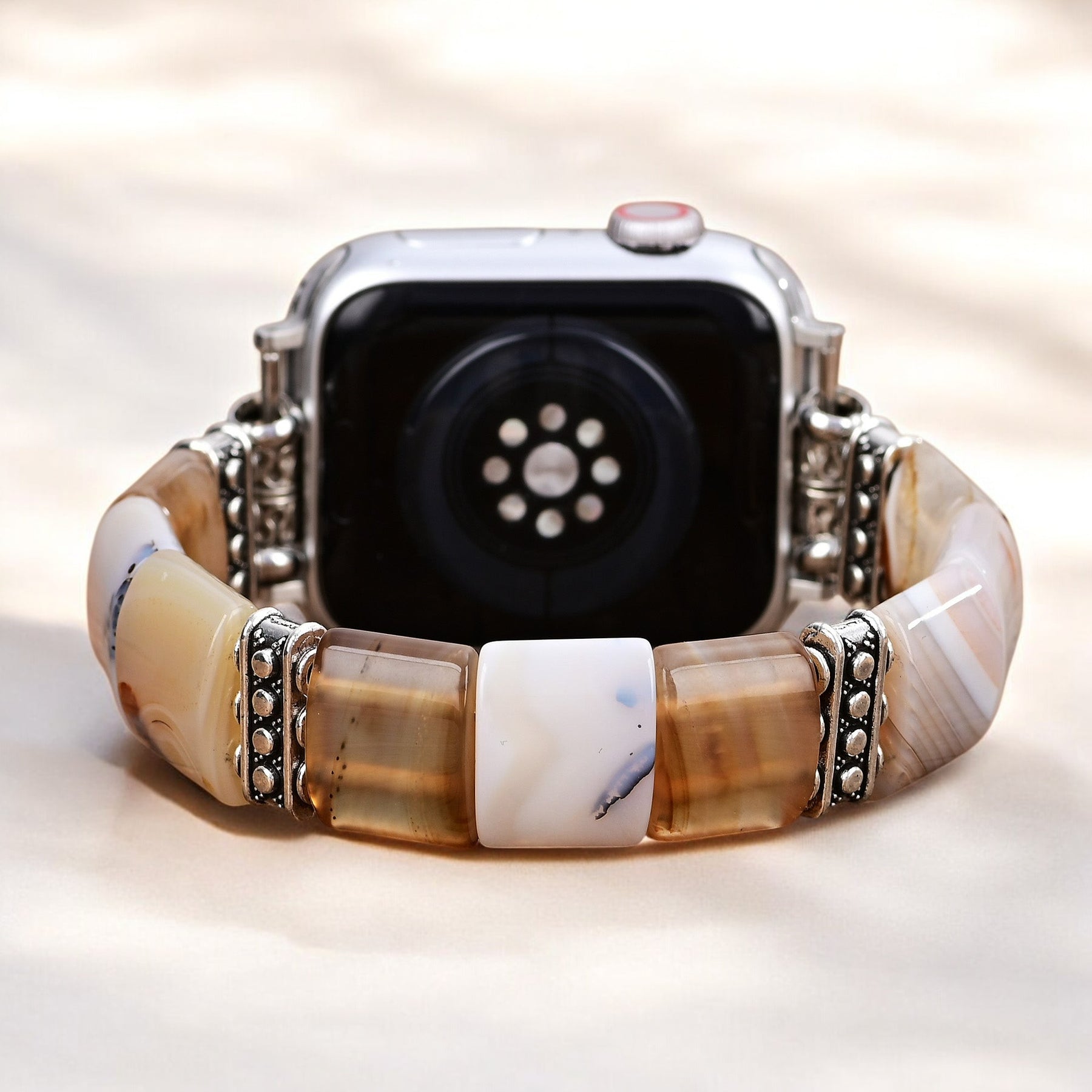 Pulseira Elástica de Ágata Sacred Sands para Apple Watch
