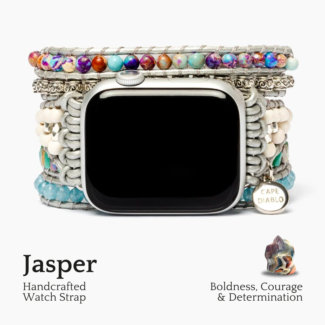 Pulseira de Proteção Ocean Jasper para Apple Watch