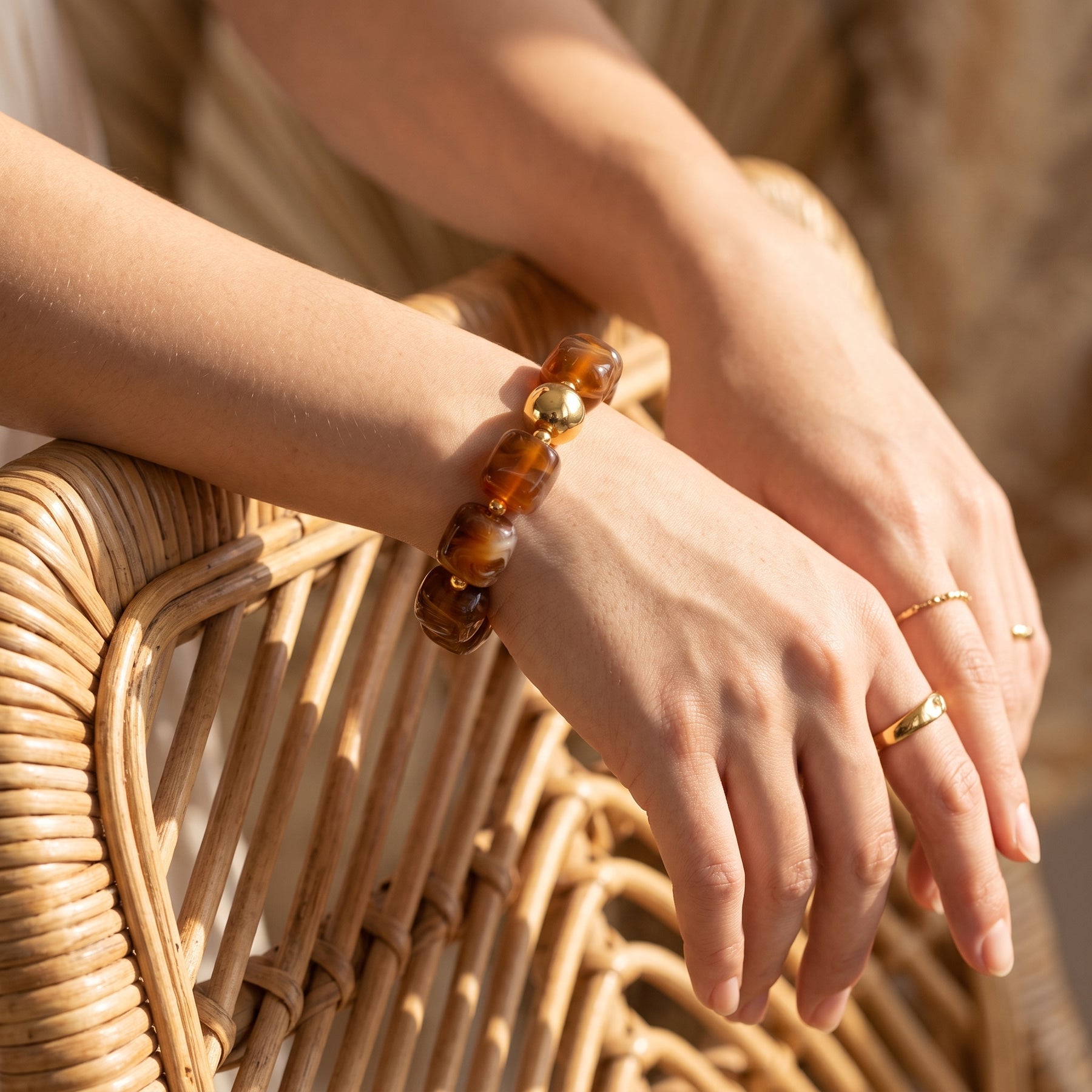 Pulseira Chunky Golden Terra