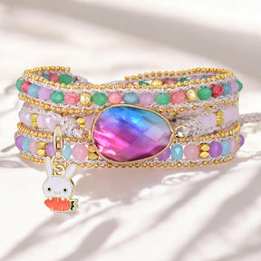 Pulseira Envolvente de Elegância da Páscoa
