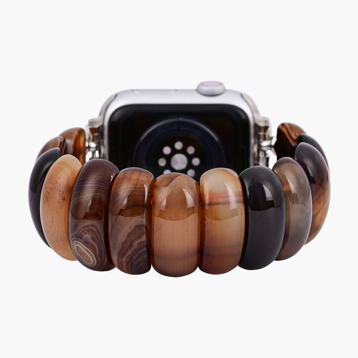 Pulseira de Apple Watch de Ágata Brasa Terrestre