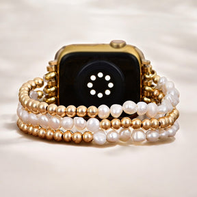 Pulseira Pearl Radiance Stretch para Apple Watch