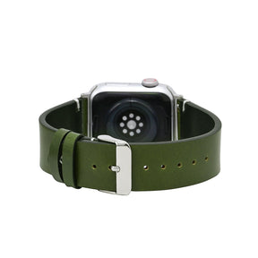Pulseira Masculina de Couro para Apple Watch