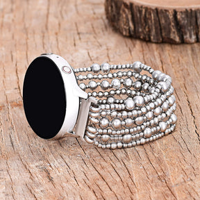 Pulseira Platinum Demure Stretch para Apple Watch