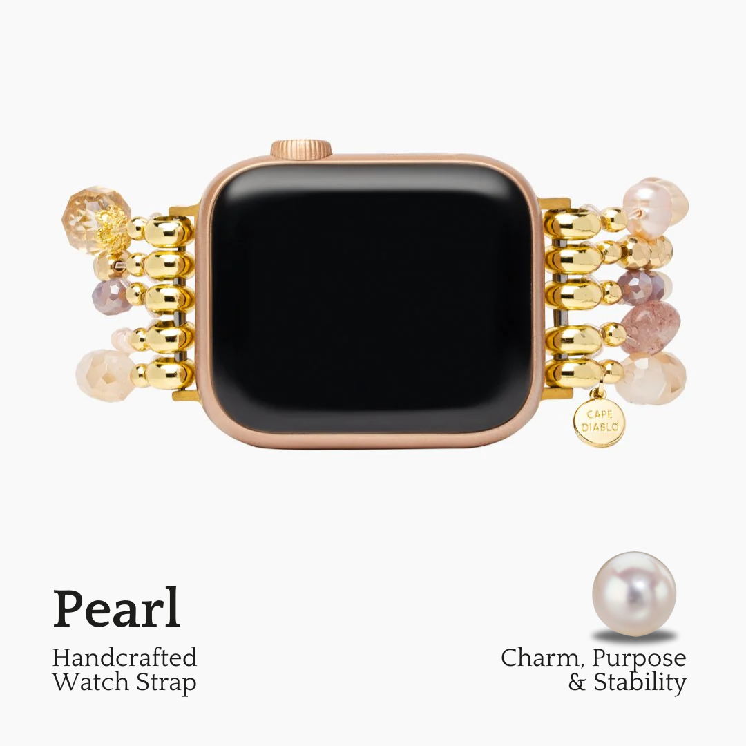 Pulseira Elástica Pearly Rosette para Apple Watch