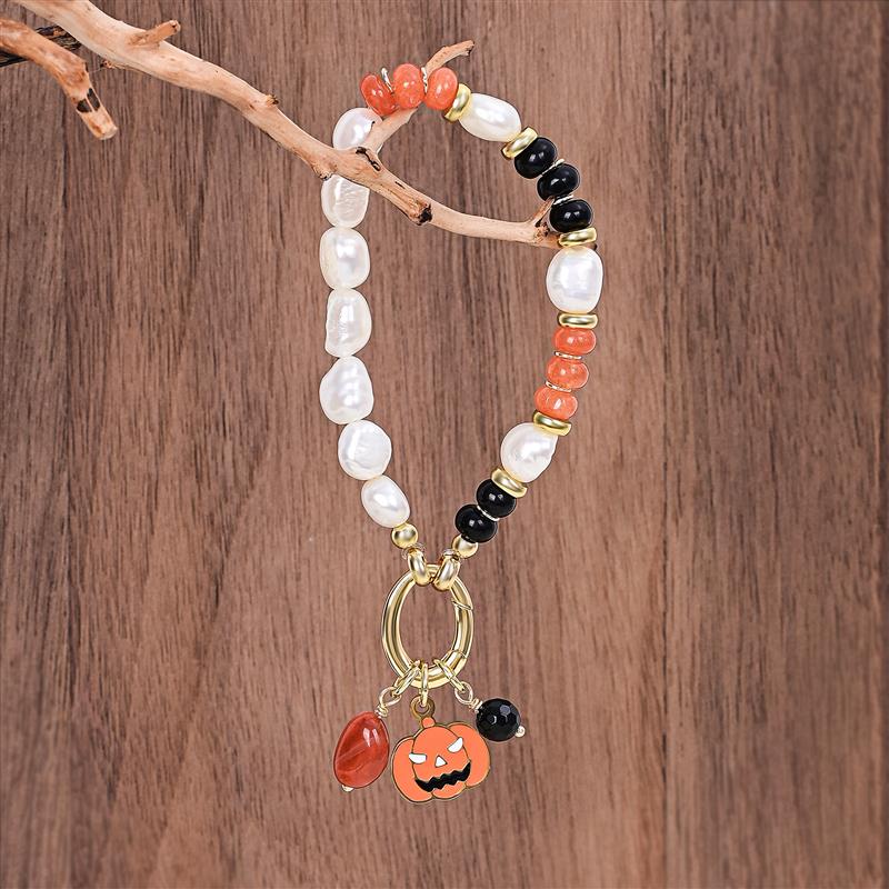 Pulseira Pérola Brilho de Natal