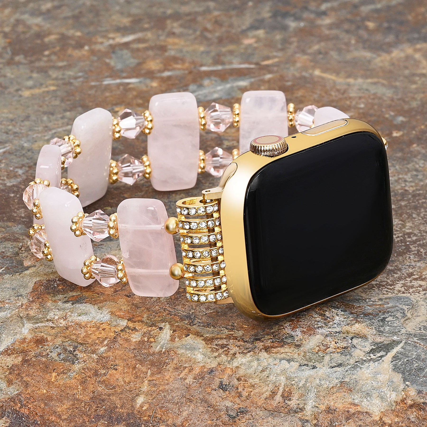 Pulseira Rose Harmony Stretch Apple Watch