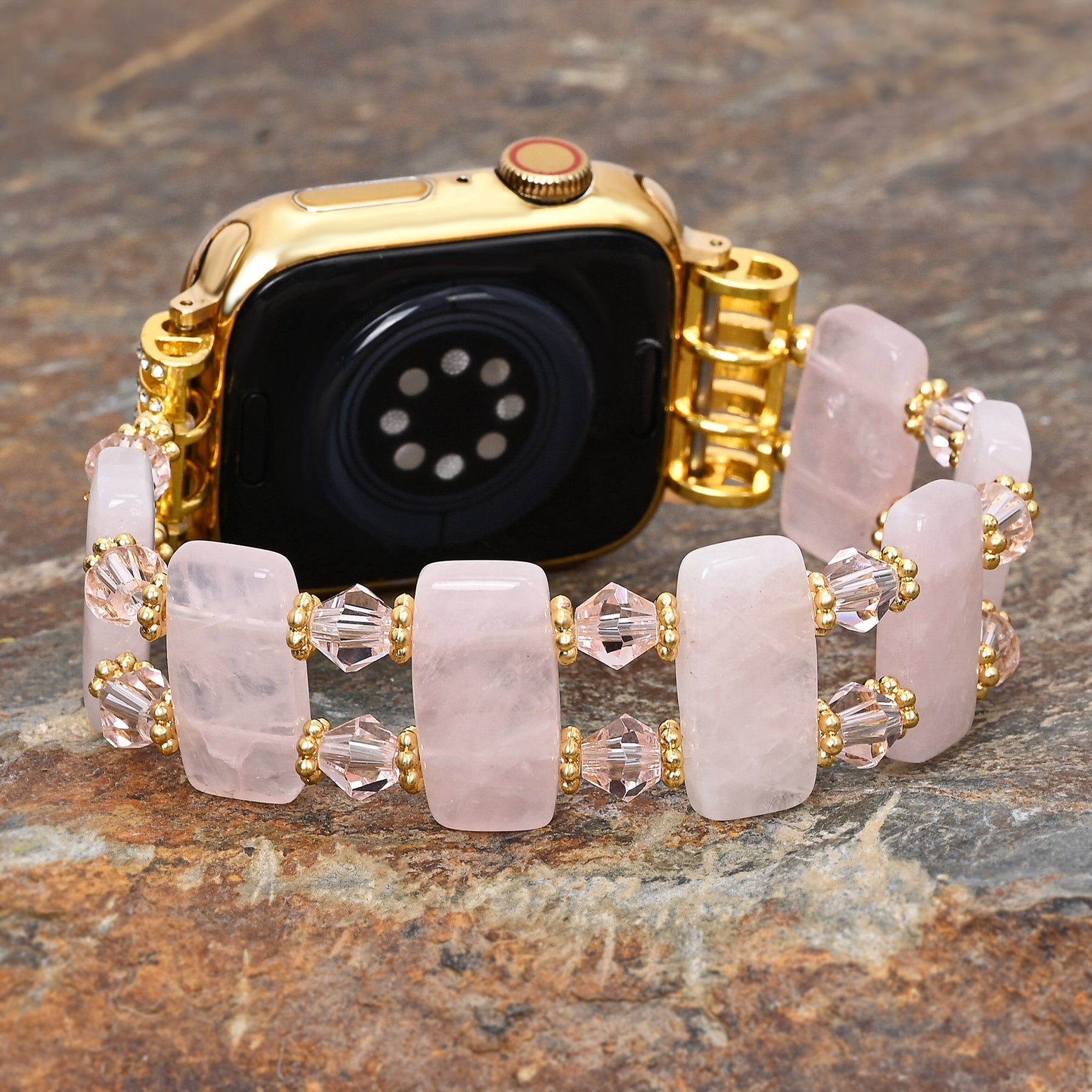 Pulseira Rose Harmony Stretch Apple Watch