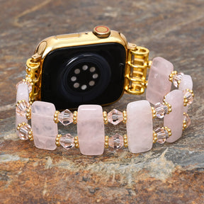 Pulseira Rose Harmony Stretch Apple Watch