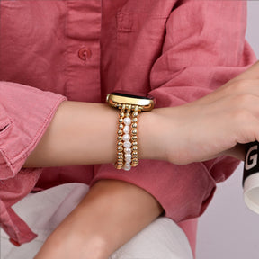 Pulseira Pearl Radiance Stretch para Apple Watch