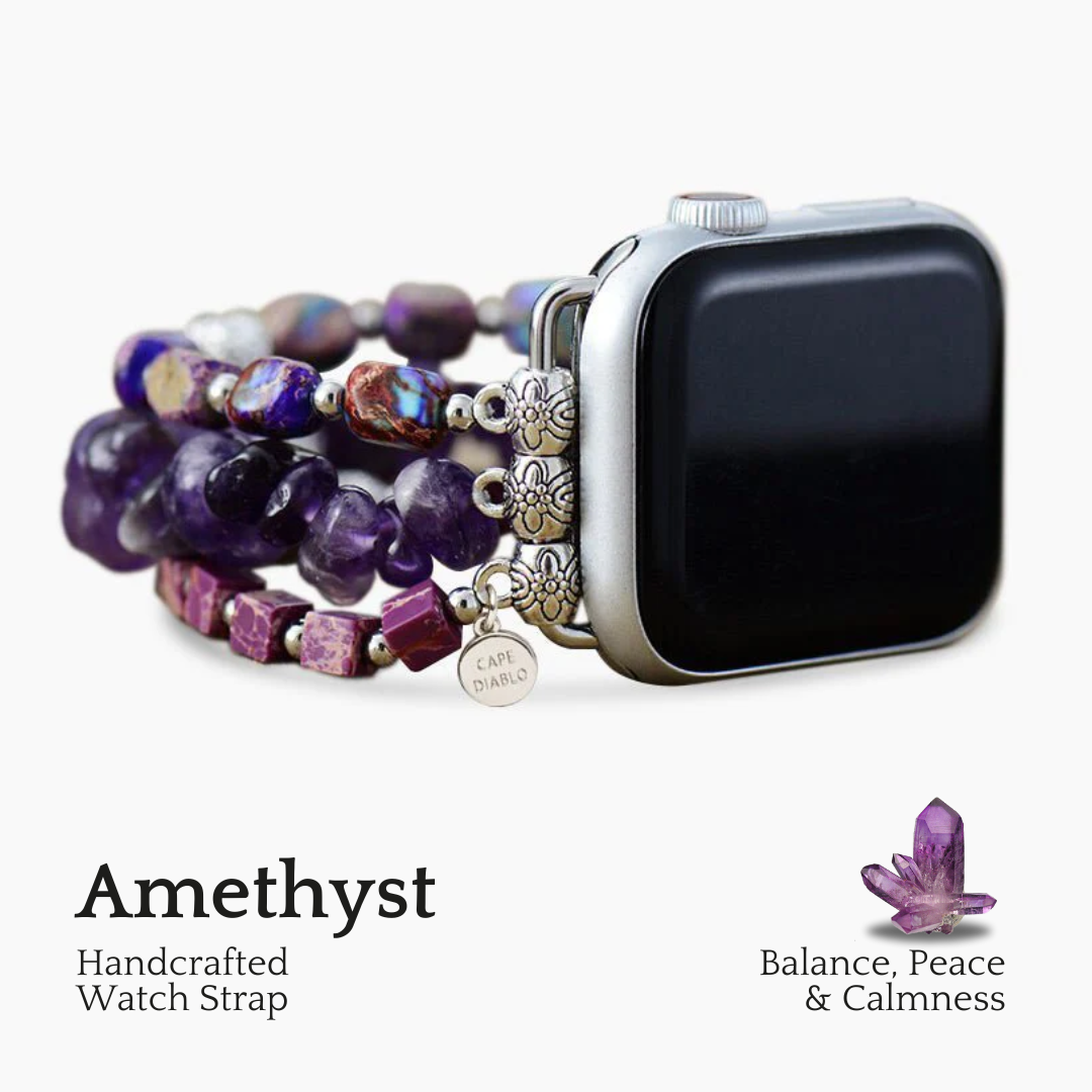 Pulseira Elástica Royal Amethyst para Apple Watch
