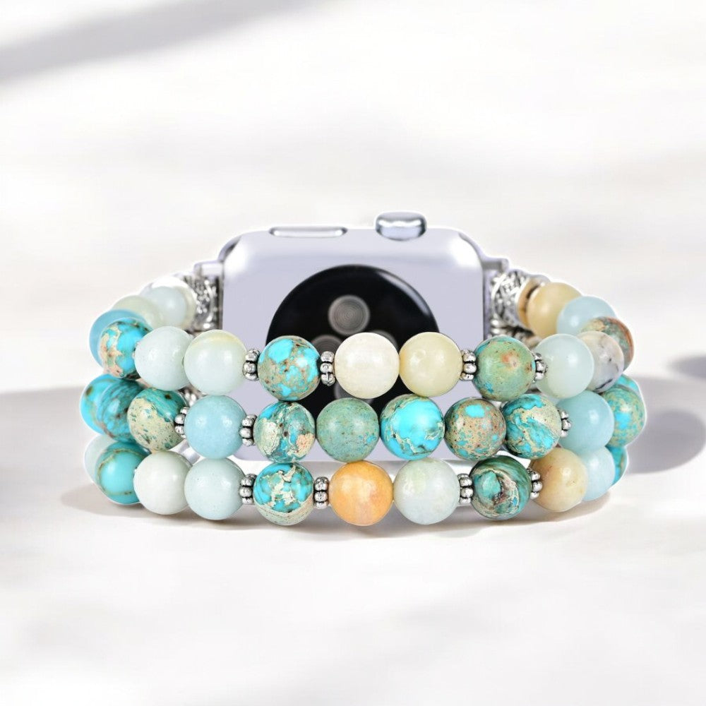 Pulseira de relógio elástica Amazon Blue Ocean