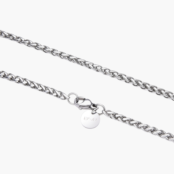 Corrente de Trigo (Prata) 3mm