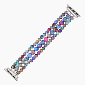 Pulseira elástica de cristal de ágata para Apple Watch