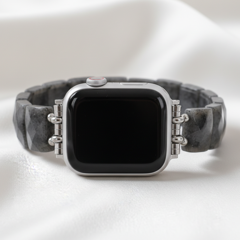 Pulseira Elástica Pedra Equilíbrio Meia-Noite para Apple Watch