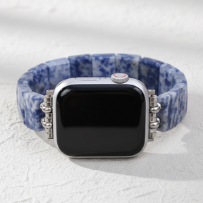 Pulseira Elástica de Sodalita Azul Horizonte para Apple Watch