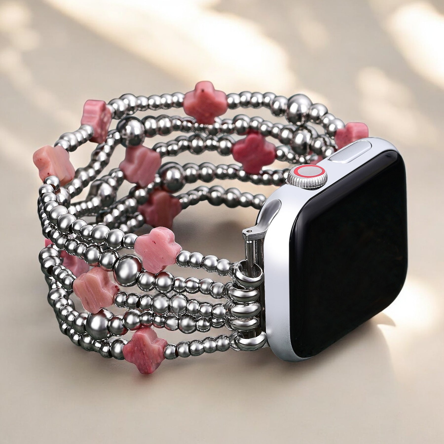 Pulseira Fiery Grace Cross Stretch para Apple Watch