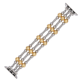 Pulseira Silver Ember Stretch para Apple Watch