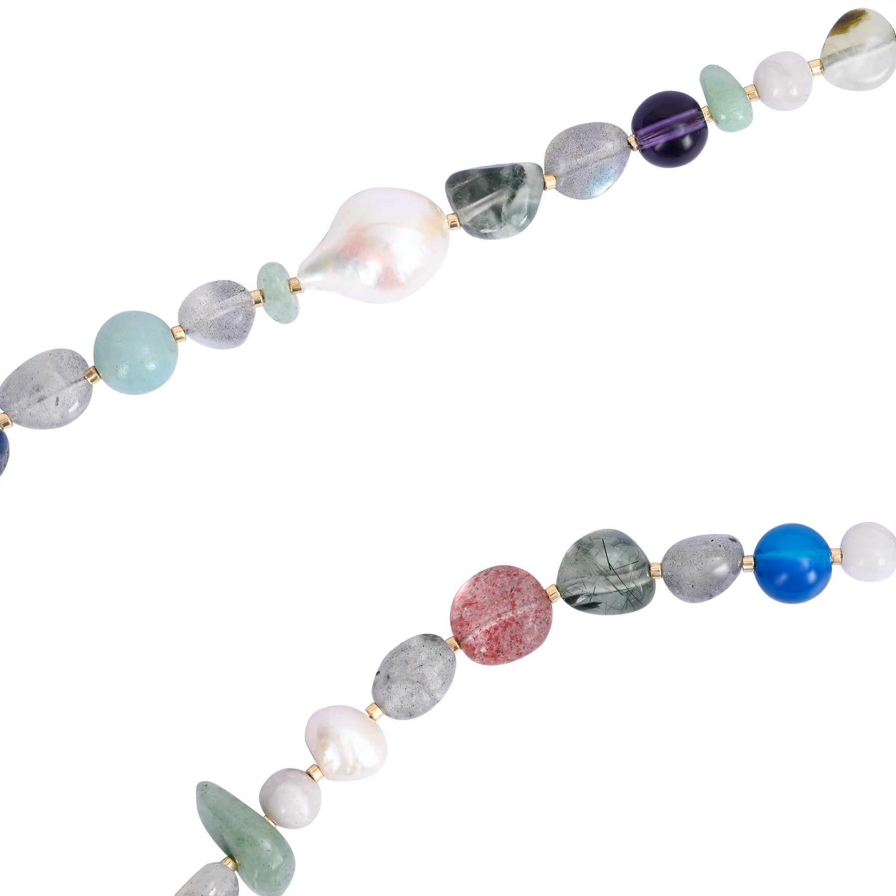 Colar de Pedra Brilho Etéreo
