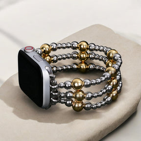 Pulseira Silver Ember Stretch para Apple Watch