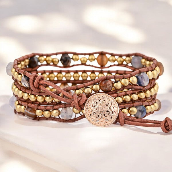 Pulseira Envolvente Terra Glow