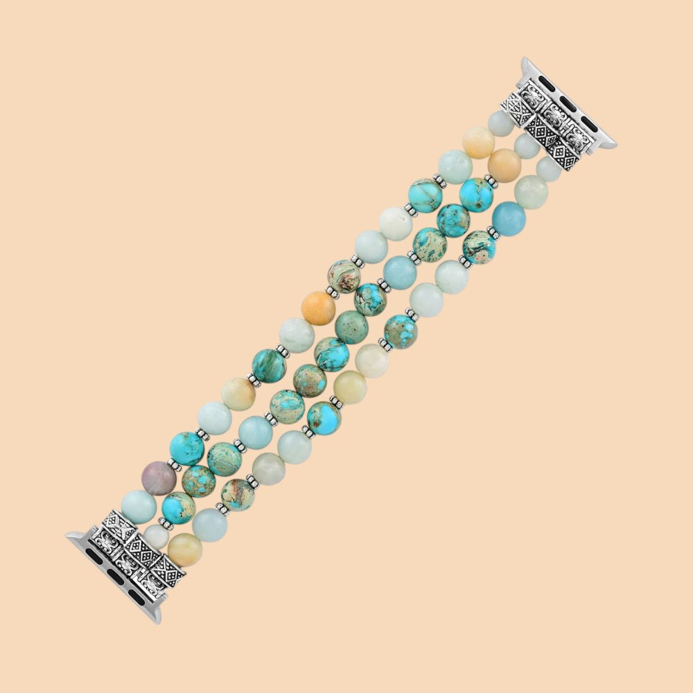 Pulseira de relógio elástica Amazon Blue Ocean