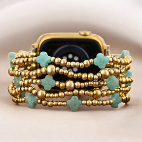 Pulseira Serene Blue Cross Stretch para Apple Watch