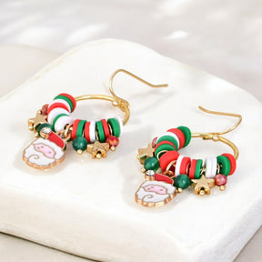 Brincos Pendentes Órbita Estelar do Papai Noel