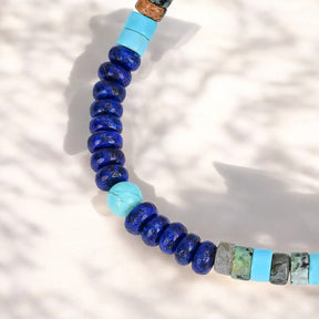 Pulseira Masculina Horizonte Azul Profundo