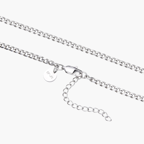 Corrente Cubana (Prata) 4mm