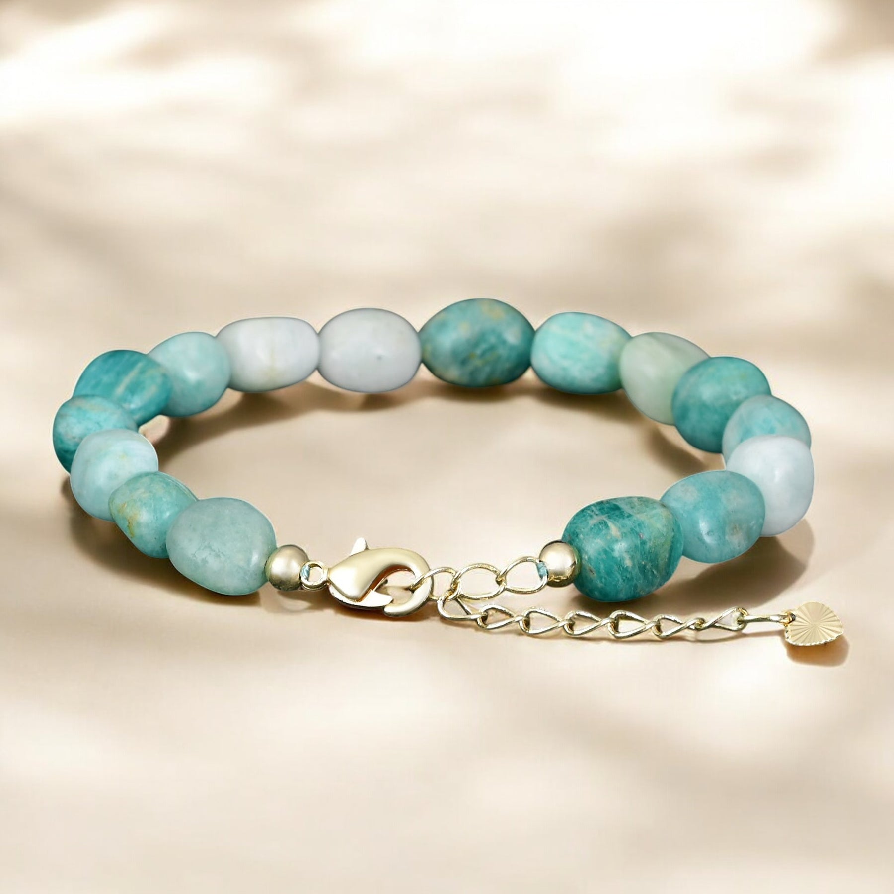 Pulseira de Amazonita Marinha