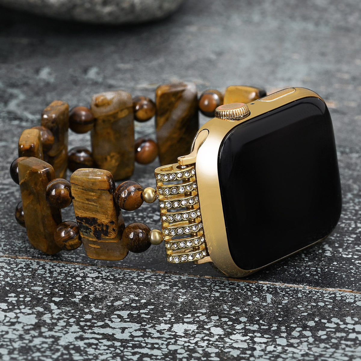 Pulseira Golden Tiger Strength para Apple Watch