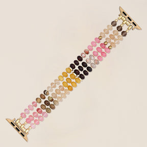 Pulseira Amber Bloom Stone Stretch Apple Watch