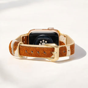 Pulseira de Couro Fina Savannah para Apple Watch