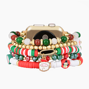 Pulseira elástica Santa Sparkle para Apple Watch