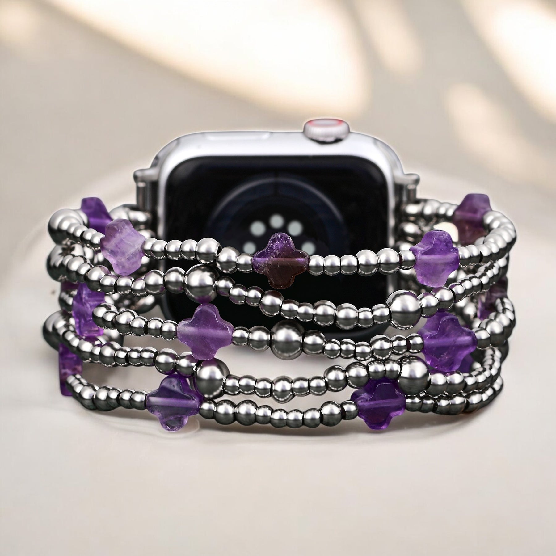 Pulseira Elástica Celestial Charm Cross para Apple Watch