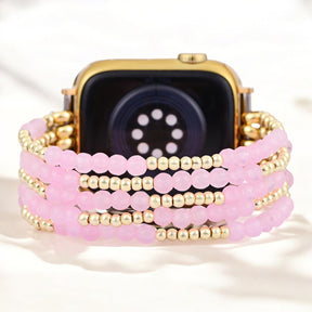 Pulseira Apple Watch Rose Quartz Radiance Stretch