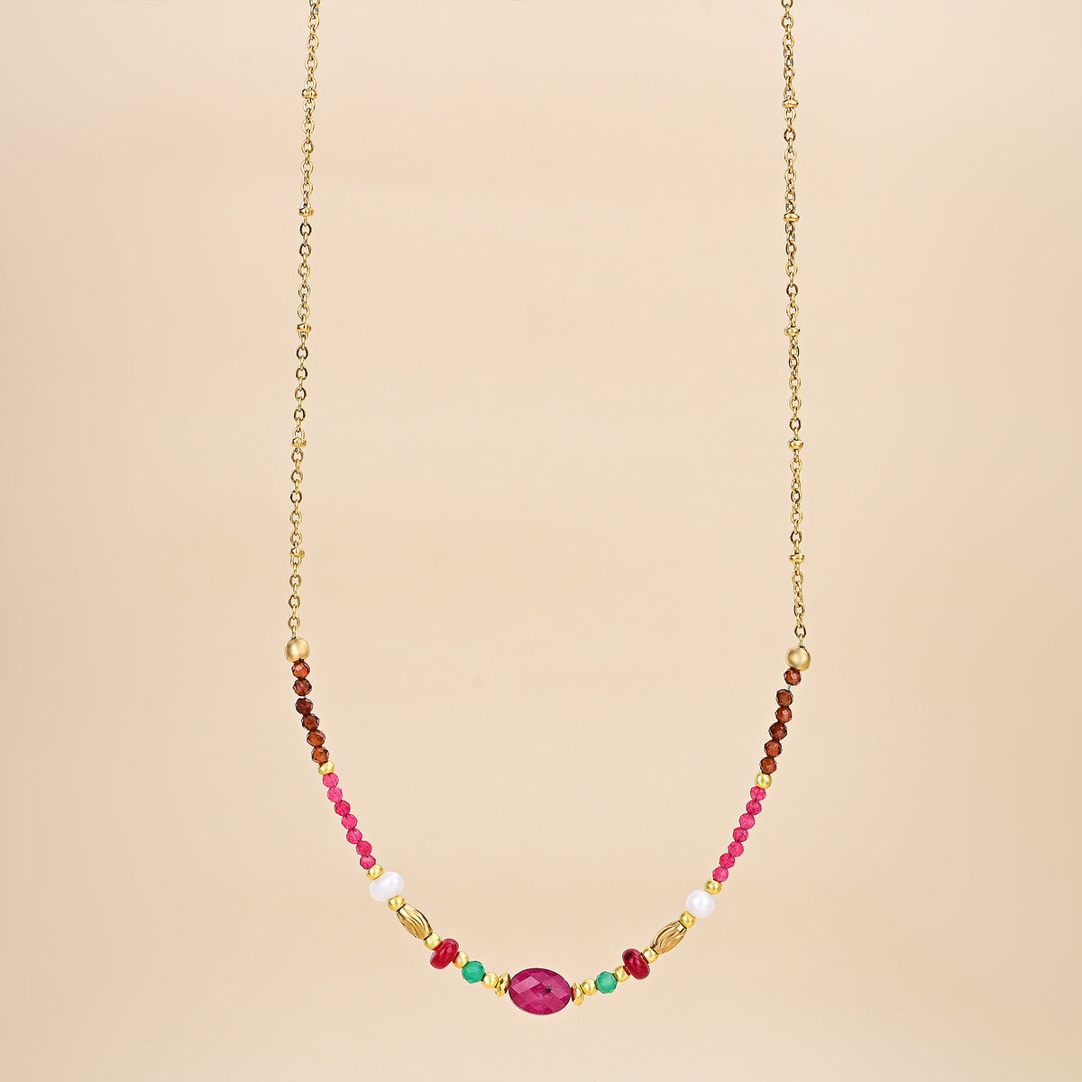 Pulseira de Lótus de Ágata da Meia-Noite