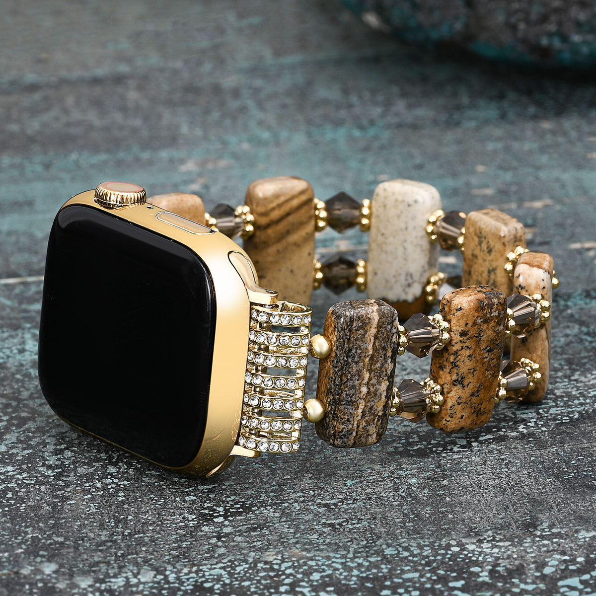Pulseira Elástica Desert Jasper para Apple Watch