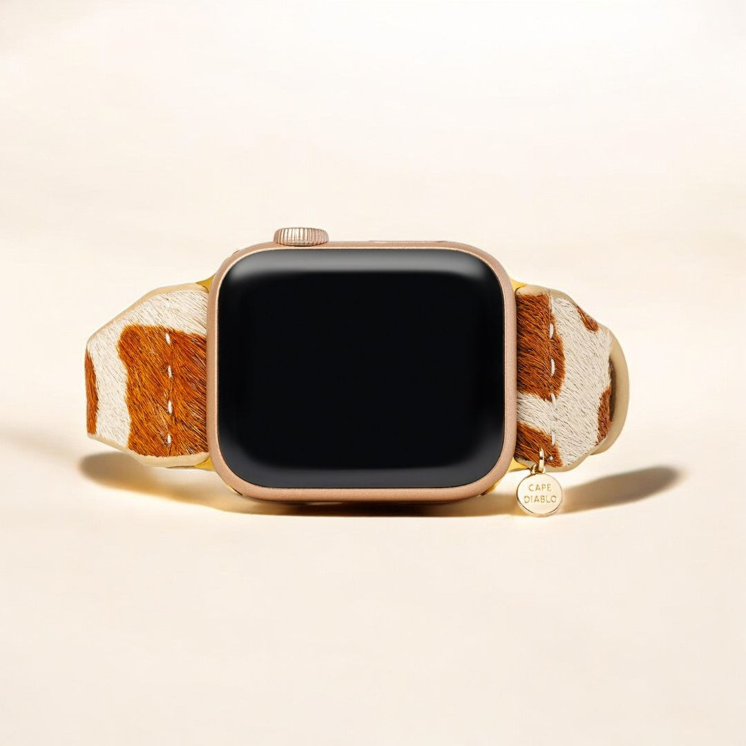 Pulseira de Couro Fina Savannah para Apple Watch