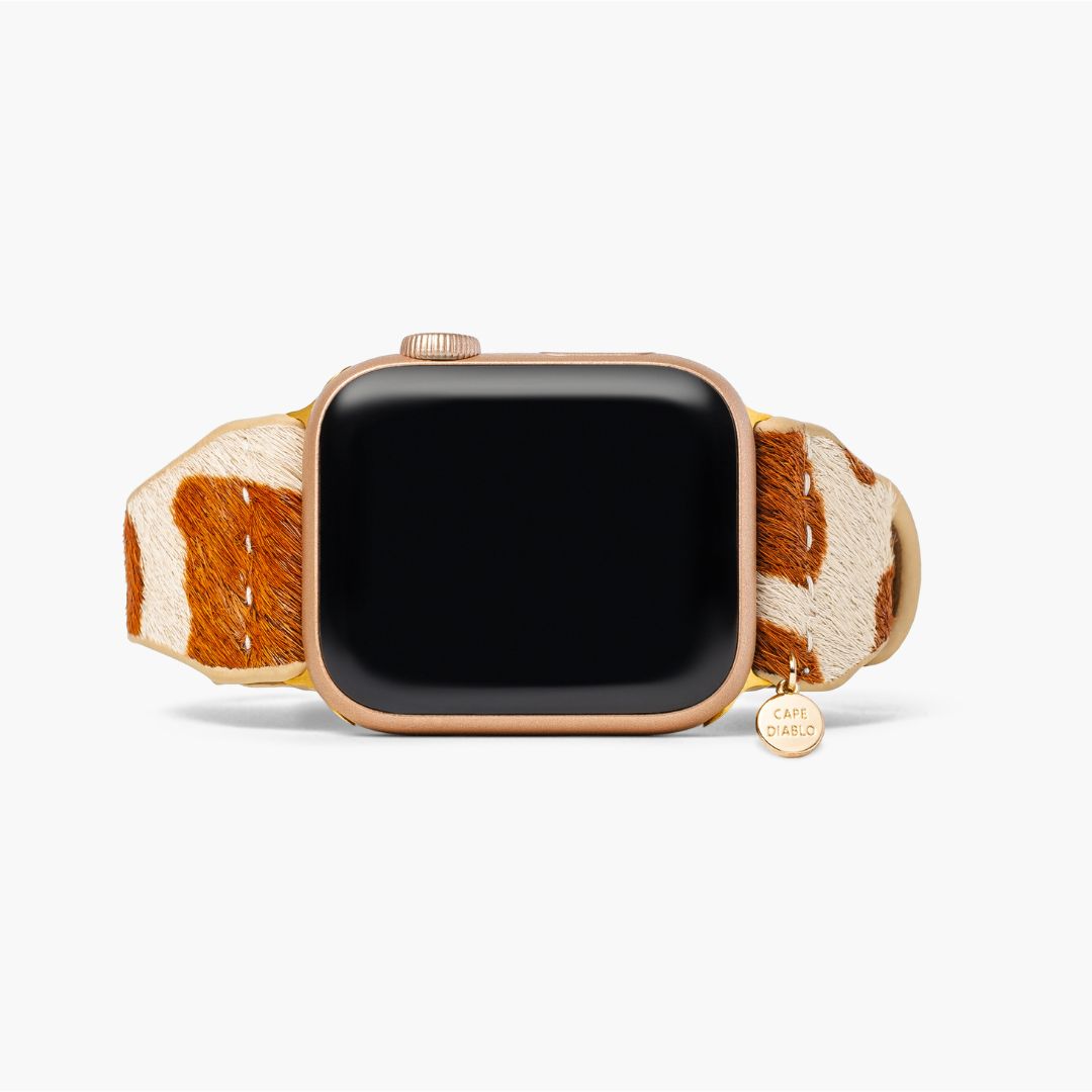 Pulseira de couro elegante Savannah para Apple Watch