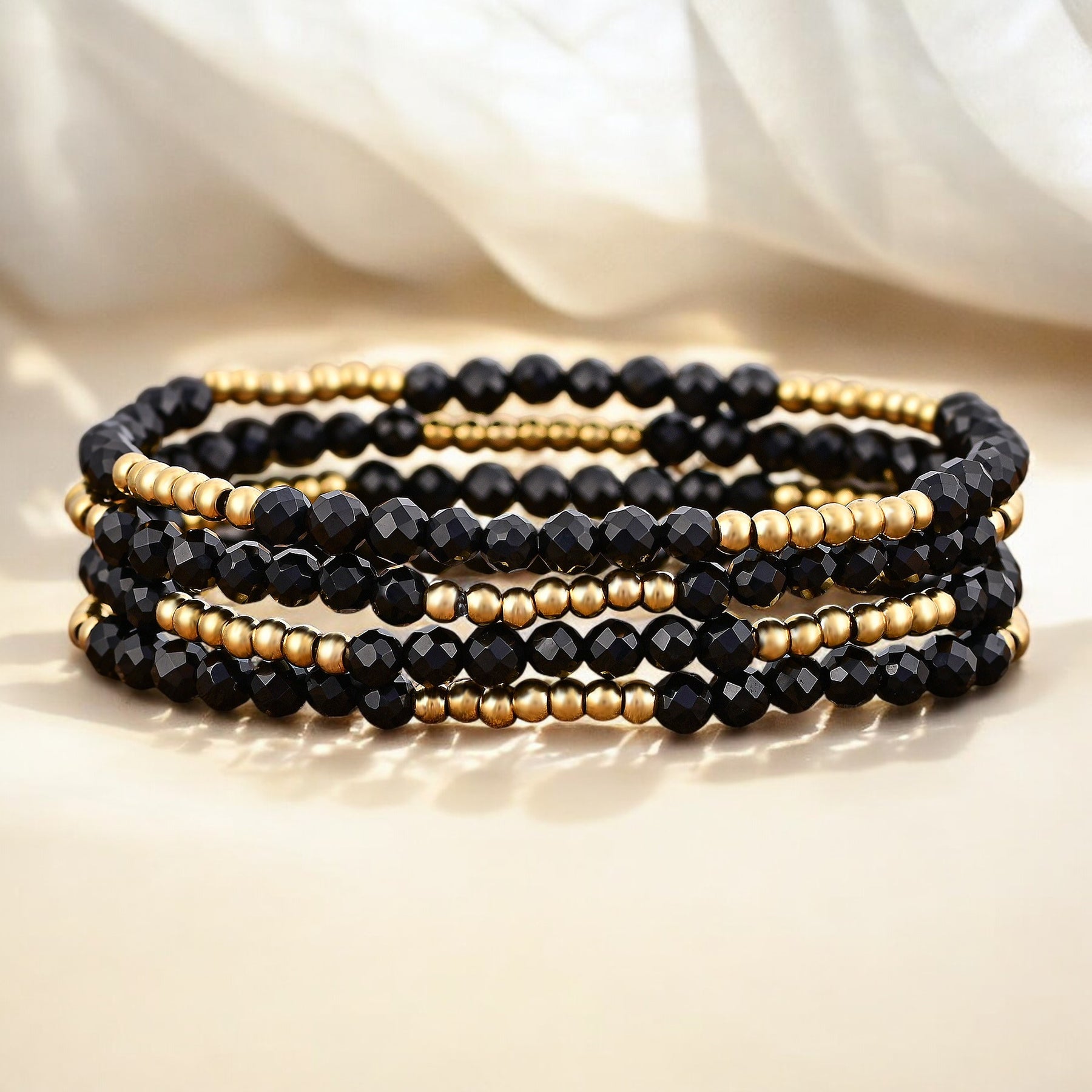 Conjunto de Pulseiras de Link de Luxo