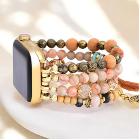 Pulseira Elástica para Relógio Golden Tree of Life Jasper