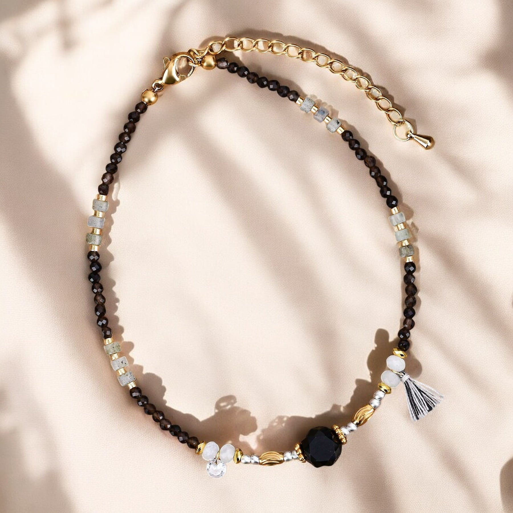 Pulseira de tornozelo Eclipse de Pedra da Lua