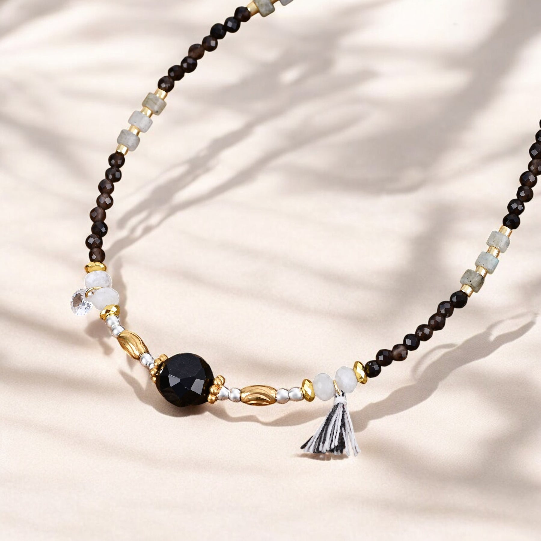 Pulseira de tornozelo Eclipse de Pedra da Lua