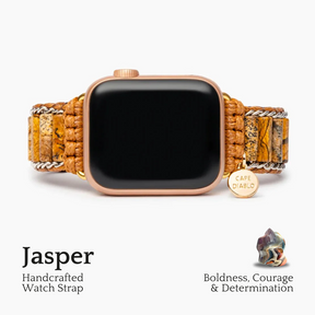 Pulseira de relógio de madeira Jasper Apple